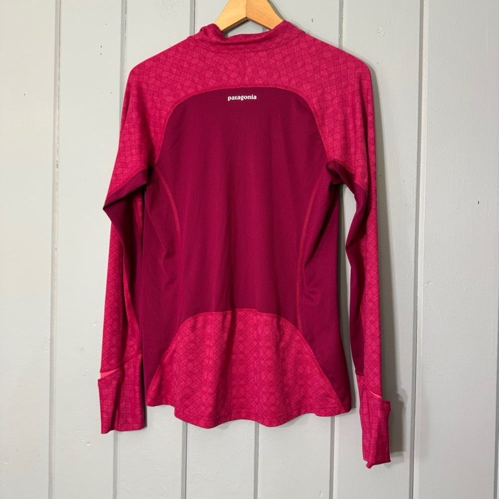 Patagonia Pink All Weather Zip-Neck‎ Shirt Women's Size Small - Picture 14 of 15